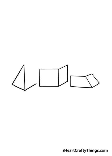 3d Shapes Drawing How To Draw 3d Shapes Step By Step