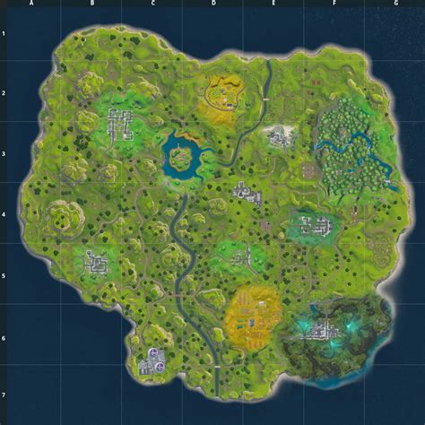 Fortnite Season 1 Map But The Pois Are From The Other Season 1 Fortnitebr