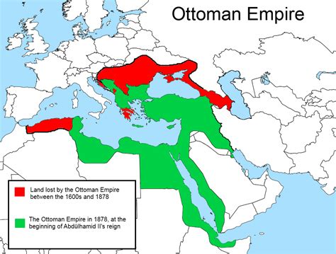 The Ottoman Empire Had Been Somewhat Steadily Declining In Land Since