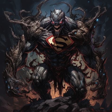 Symbiote Black Superman — Artificialmatt