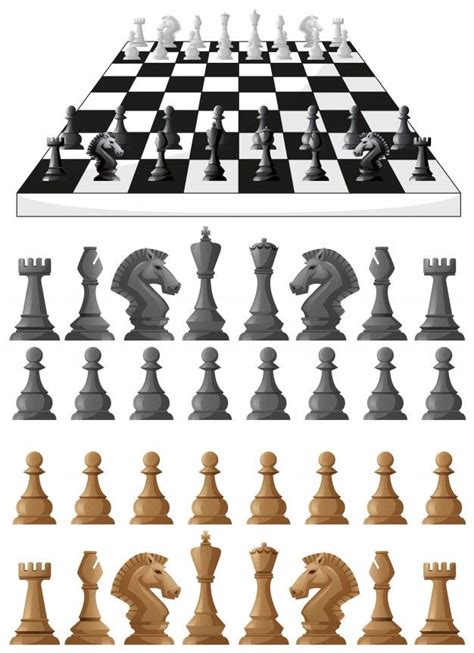 Chess Pieces Diagram Photos Cantik