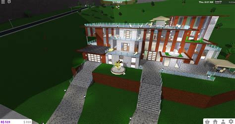 Bedrooms, kitchen, big windows, living area, stylish. Bloxburg House For Boys - Hd Football