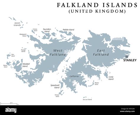 Falkland Islands Map High Resolution Stock Photography And Images Alamy
