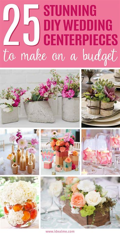 Stunning Diy Wedding Centerpieces To Make On A Budget Ideal Me