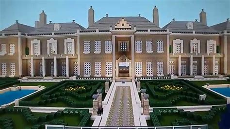 Minecraft Biggest Mansion Palace Tour Massive Part Youtube
