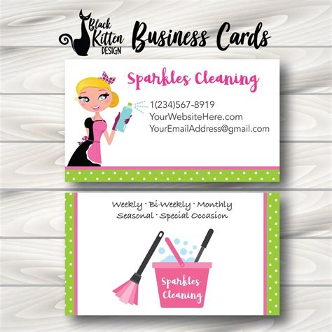 Cleaning business cards help you capture word of mouth referrals from trusted clients. Printed Cleaning Service Business Cards - Bright Color ...