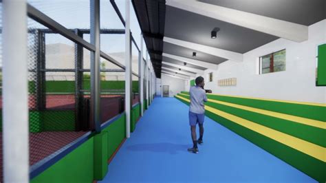Tennis Court Architecture Rendering Enscape Video From Sketchup