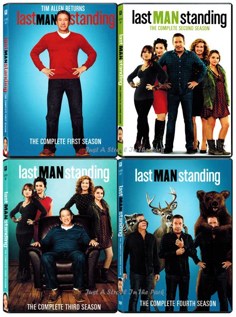 Last Man Standing Tim Allen Tv Series Complete Seasons 1 2 3 4 Box