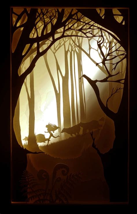 Fairytales Come to Life in Intricate Paper Light Box Art