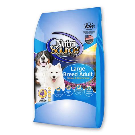 Nutrisource Large Breed Adult Chicken And Rice Dry Dog Food Ok Feed