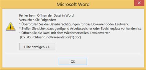 Ich erhalte viele mails mit attachements. Office 2013 Probleme beim öffnen von "externen ...