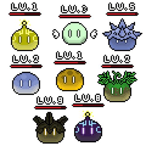 Pixelated Slimes 3 Genshin Impact Official Community
