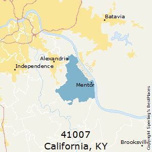 How far is it from kentucky to california? Best Places to Live in California (zip 41007), Kentucky