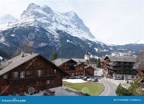 The Famous Mountain Village Of Grindelwald Switzerland Grindelwald Is
