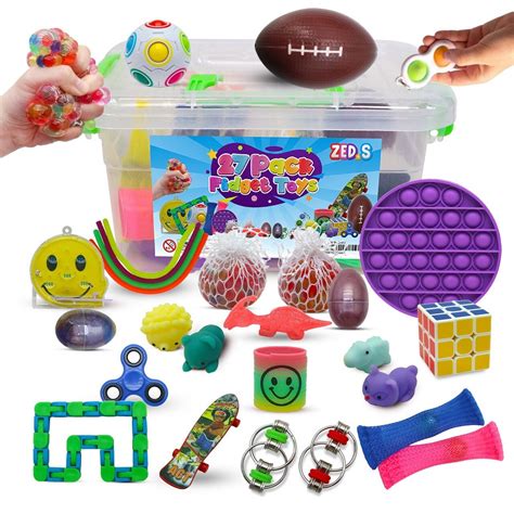 27 Pcs Fidget Toys Set Fidget Toys For Kids And Adults Etsy