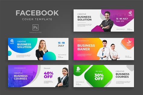 Business Facebook Cover Template Design Template Place