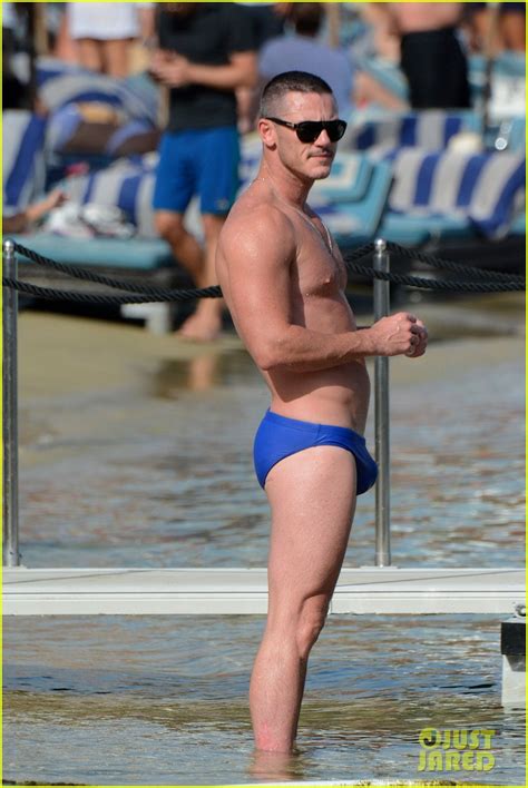 Luke Evans Speedo Leaves Nothing To The Imagination Photo Luke Evans Shirtless