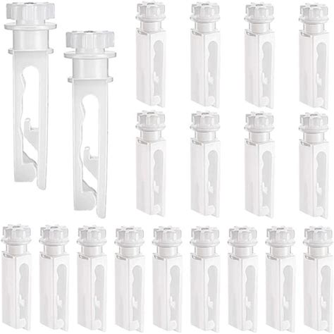 20pcs Vertical Blind Stem Replacement White Stems For Vertical Window