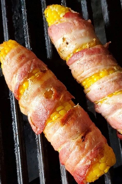 grilled bacon wrapped corn on the cob this is a great way to grill corn i ve made this for