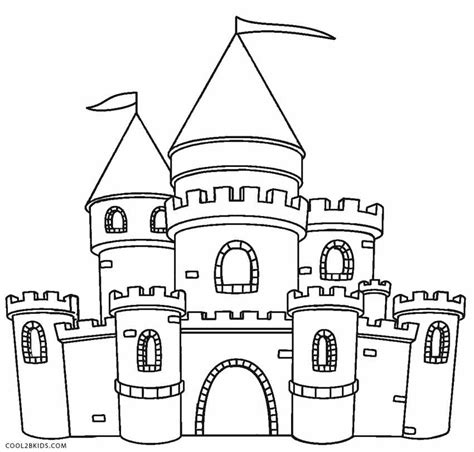 Gambar Printable Castle Coloring Pages Kids Cool2bkids Elsa Di Rebanas