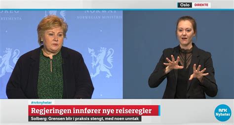 Alle reisende til norge må registrere seg før ankomst. Unødvendige reiser til Norge forbys. Solberg: - Grensen ...