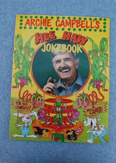 Archie Campbell Hee Haw Joke Book Vintage Country Tv Show Autographed 4