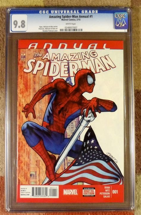 Amazing Spider Man Annual 1 Cgc 98 Graded Nmmt Pdx Comics