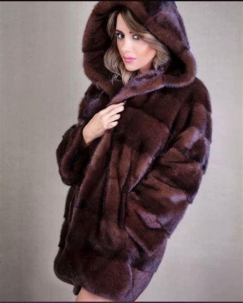 Instagram Fur Hood Coat Fashion Fur Hood