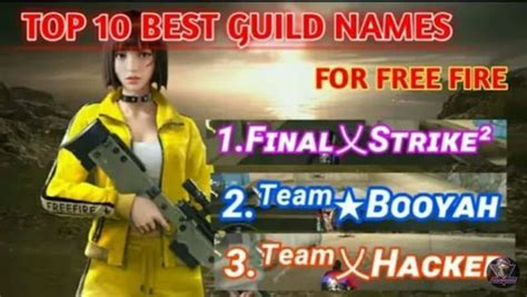 Free fire is an multiplayer battle royale mobile game, developed and published by garena for android and ios. 17 HQ Images Free Fire Guild Name 2021 In Hindi - Best ...