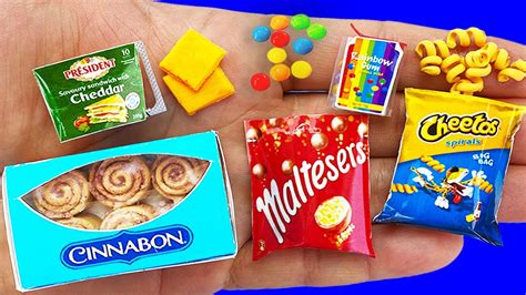 10 Amazing Diy Miniature Food And Drinks Realistic Hacks And Crafts