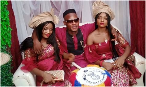 New Trend Nigerian Man Marries Beautiful Twin Sisters See Why Kemi Filani