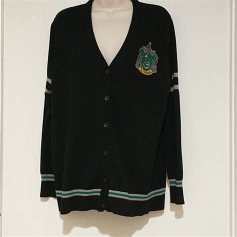 Warner Bros Sweaters Harry Potter Cardigan Hufflepuff Button Down