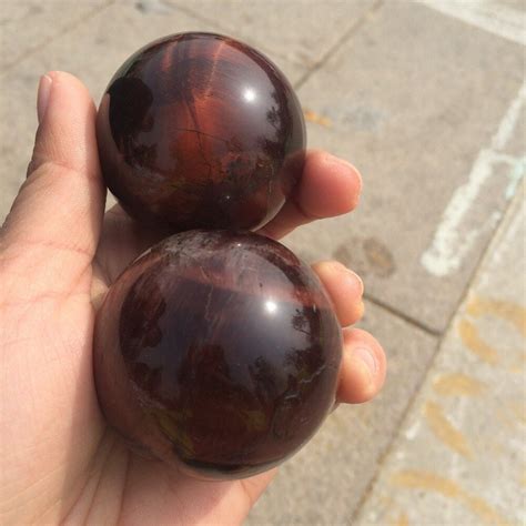 Cherry Tiger Eye Sphere Red Tigers Eye Natural Polished Etsy