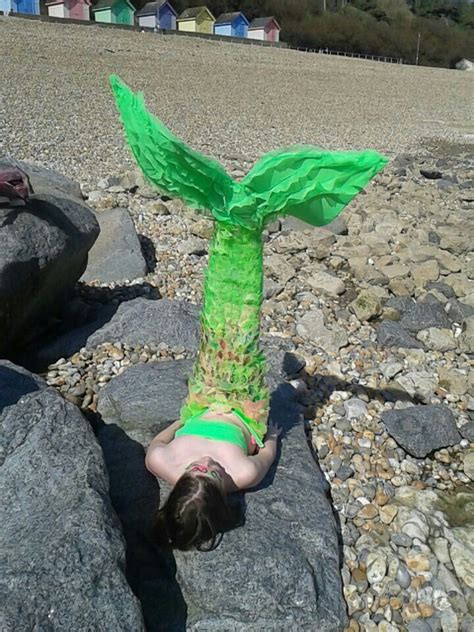 Mermaid In Protest Against Over Fishing Our Seas Over Fish