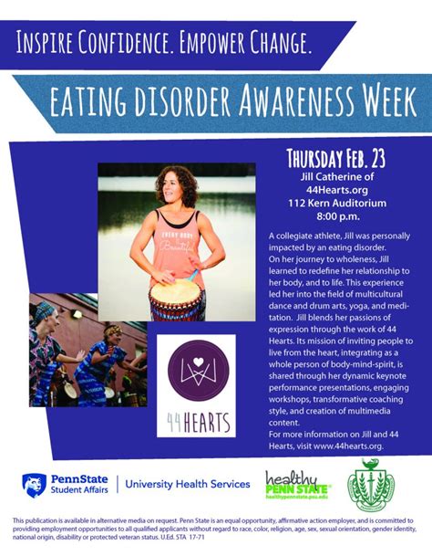 Eating Disorder Awareness Week Healthy Penn State