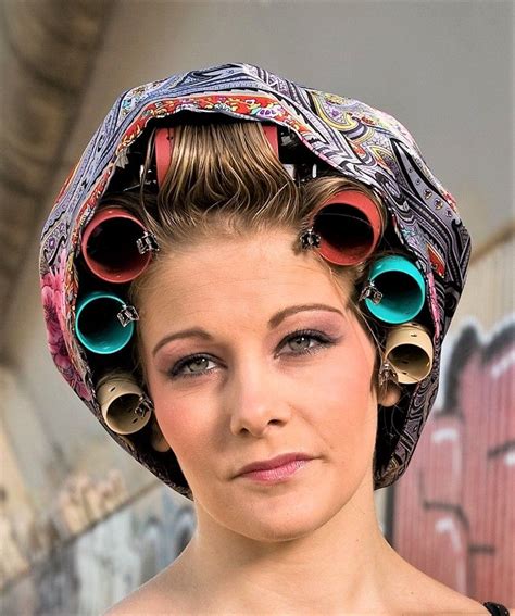 pin by glenn ronning on female portrait roller set hairstyles hair rollers hair rollers tutorial