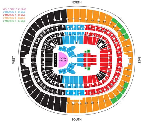 Wembley Stadium Concert Seating Plan Frank And Zoey