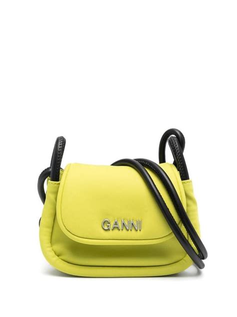 Ganni Knot Mini Flap Over Bag Garmentory
