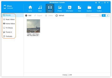 Samsung smartview 2.0, snaptube video, vidmate und weitere downloaden. Videos vom Computer auf ein iPhone/iPad/iPod übertragen