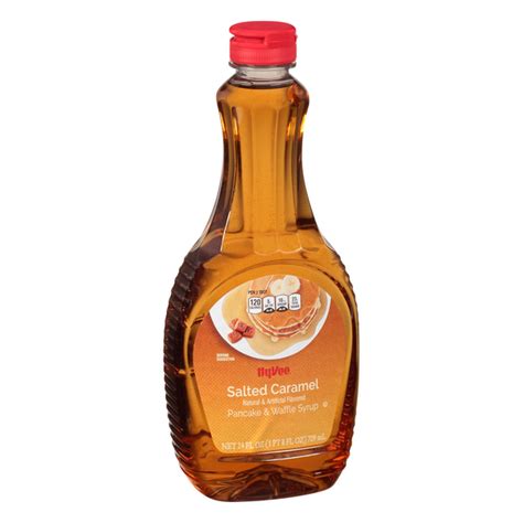 Hy Vee Salted Caramel Pancake And Waffle Syrup Hy Vee Aisles Online