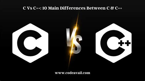 C Vs C Main Differences Between C And C