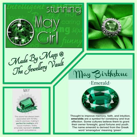 May Birthstone The Emerald Madebymags The Jewellery Vault
