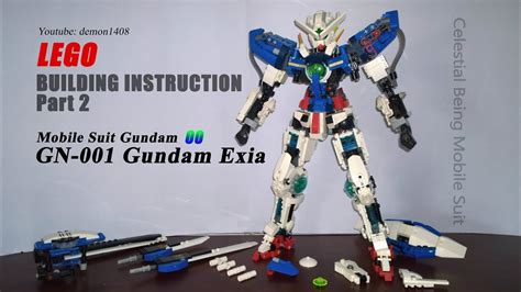 Building Instruction Lego Gundam Exia Part 2 Mobile Suit Gundam
