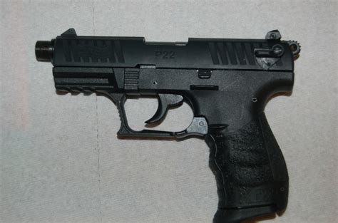 Walther Model P 22 With Threaded Barrel 22 Lr For Sale At