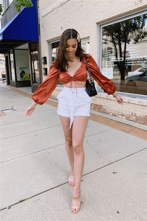 48 comb over + tapered haircut. Crop Top with High Waisted Shorts Outfit