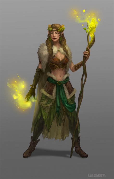 Female Druidconcept By Uruno Morlith On Deviantart