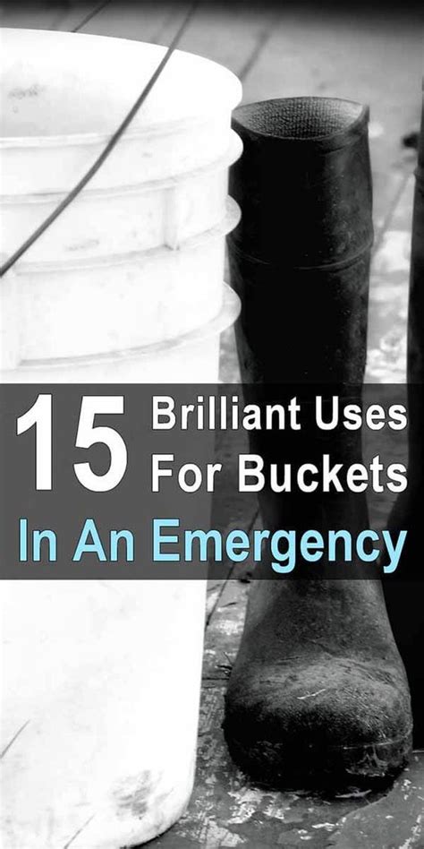 15 Brilliant Uses For Buckets Urban Survival Site Preparedness