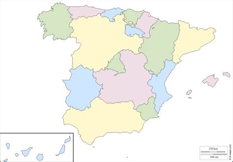 Juegos De Geografía Juego De Mapa De España Comunidades Autónomas 2