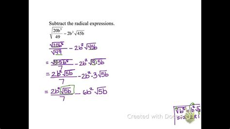 Numerators and denominators are the key ingredients that make fractions, so if you want to work with fractions, you have to know what numerators and denominators are. subtracting radical expressions with fractions and ...
