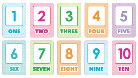 9 Best Images Of Printable Number Cards Printable Number Flash Card 1